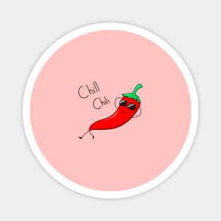 chill chili Magnet